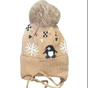 Charming Kids Brown Bennis Hat – Cozy, Stylish & Perfect for Winter Adventures
